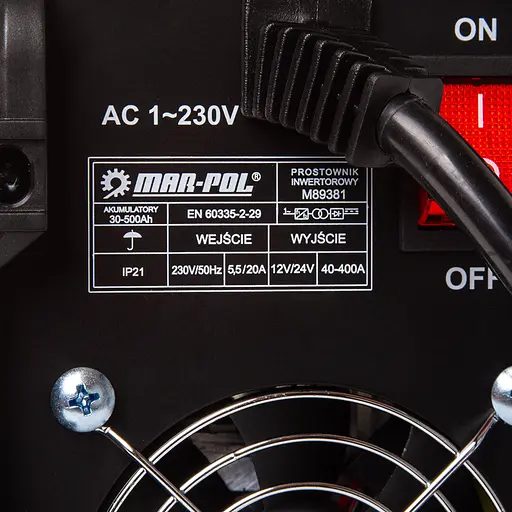 Пускозарядний пристрій Mar-Pol M89381 400 A - фото 5