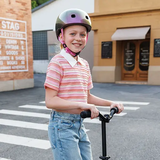 Захисний шолом Micro розмір M неохромовий рожевий (AC2286BX) - фото 7