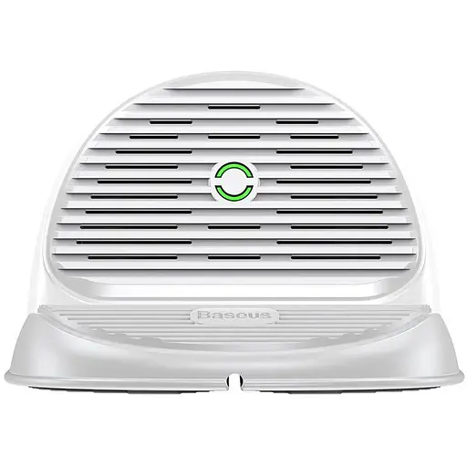 Зарядка QI BASEUS Silicone Horizontal Desktop 10W (WXHSG-02) беспроводная белая - фото 1