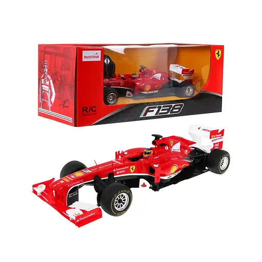 Машинка RASTAR Ferrari F138 на дистанційному керуванні 1:18 червоний 53800