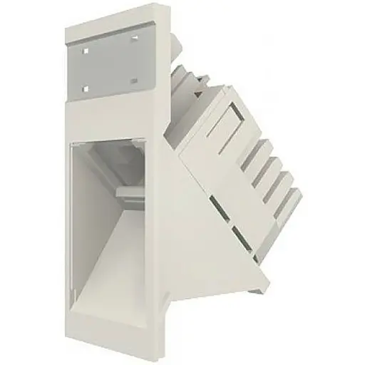 Модуль Molex Euromod 50х25. 1xRJ45 M1 угловий UTP 5е PowerCat білий