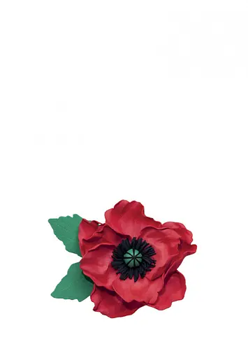 Набор для творчества "Заколка-брошь Мак" F-002 украшения из фоамирана - фото 2