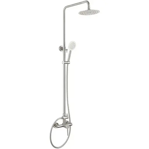 Душева система Zerix SUS-003-J ZX3172, Нержавіюча сталь - фото 1