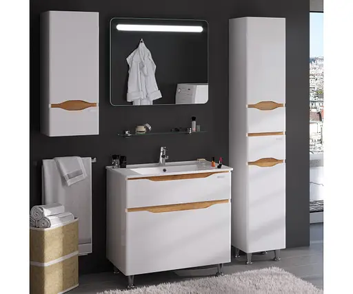 Тумба підлогова Sanwerk Ліга 70 мессина з умивальником Qtap (MV0000858) - фото 2