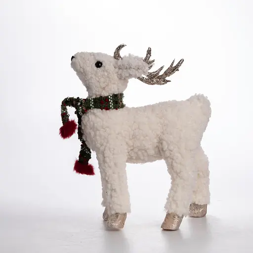 Новорічна фігура Олень іграшка під ялинку 22×9×30 см Yiwu CR-4-3 - фото 4