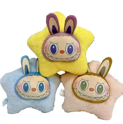 М’яка іграшка Labubu, подушка, 19x18x9 см, плюш (В асортименті) - фото 3