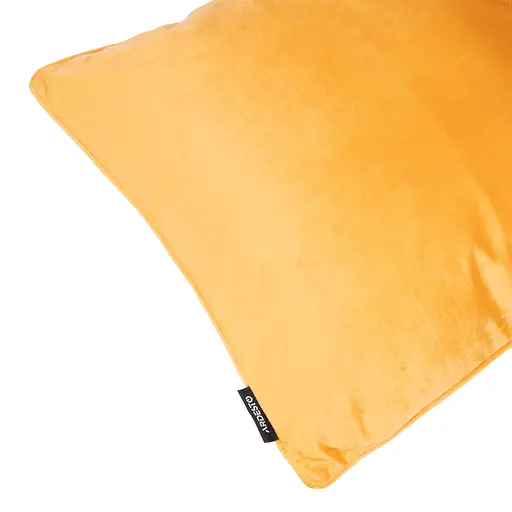 Подушка Ardesto 45х45см велюр, 100% поліестер, жовтий (ART1032YE) - фото 3