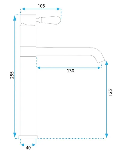 Смеситель для умывальника Rea Serra brushed gold низкий REA-B1144 Золотой - фото 5