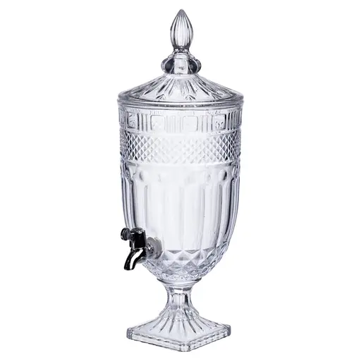 Лимонадниця Topaz Crystal 5л із краном HP-19-294 глек диспенсер для напоїв прозорий Yiwu HP-19-294 - фото 1