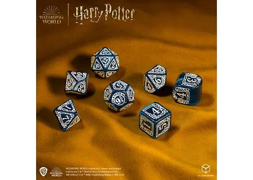 Набір кубиків Harry Potter. Ravenclaw Modern Dice Set - Blue , 7 шт. (190142/2023/3/A) - фото 3