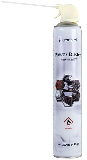 Стиснене повітря для видалення бруду Gembird CK-CAD-FL750-01 750 мл металевий балон - фото 2