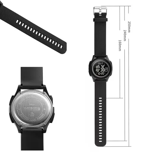 Наручний годинник чоловічий Skmei 1893 Black Black, 1893BKBK (18471) - фото 6