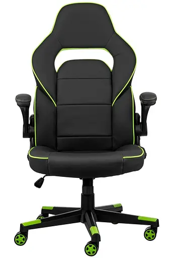 Ігрове крісло 2E Gaming Hebi Black/Green (2E-GC-HEB-BK) - фото 2
