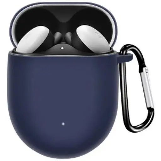 Чохол-накладка DK Silicone Candy Friendly з карабіном для Google Pixel Buds 2 (011407) (dark blue)
