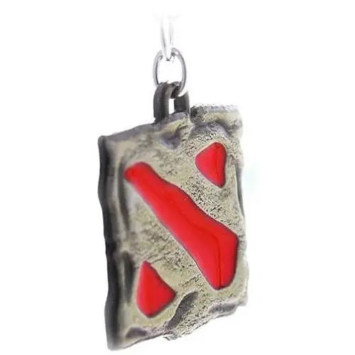 Брелок Доту 2 лого двосторонній бронза.498 - фото 1