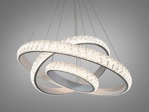 Изысканная светодиодная люстра Romin подвес с пультом димером 120 Вт золото - фото 2