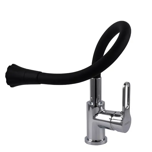 Смеситель для кухни Globus Lux Dolly GLD-0203LA-B01 стильный кран для мытья с высоким сливом для удобства использования - фото 6