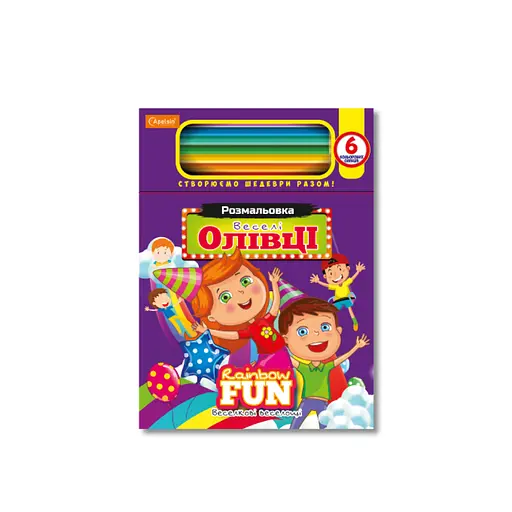 Набор для творчества Веселые карандаши Rainbow Fun