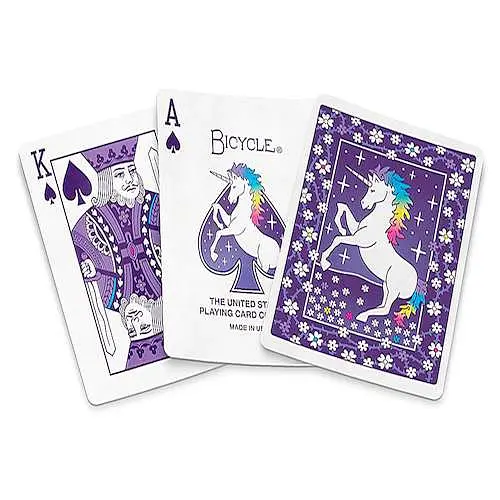 Карты игральные United States Playing Card Company Bicycle Unicorn (02375) - фото 2