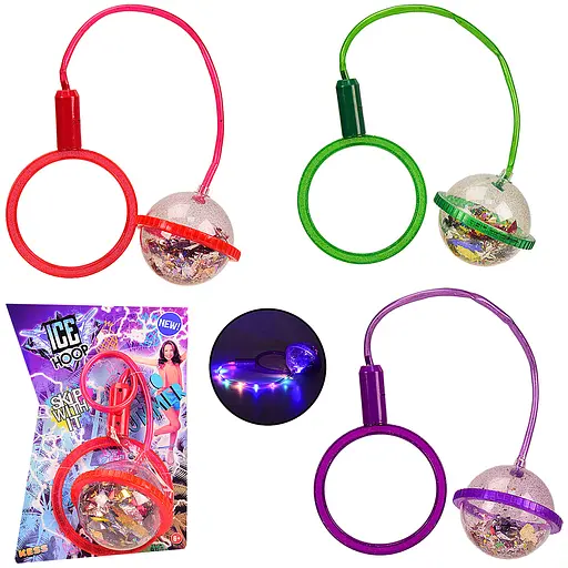 Скакалка SA1003 на одну ногу свет (3 режима), на планше (6900001197591) МИКС - фото 2