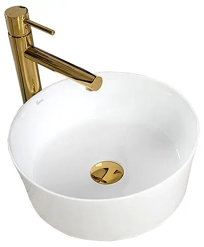 Умивальник Rea Ida slim накладний білий REA-U7400, Білий - фото 2