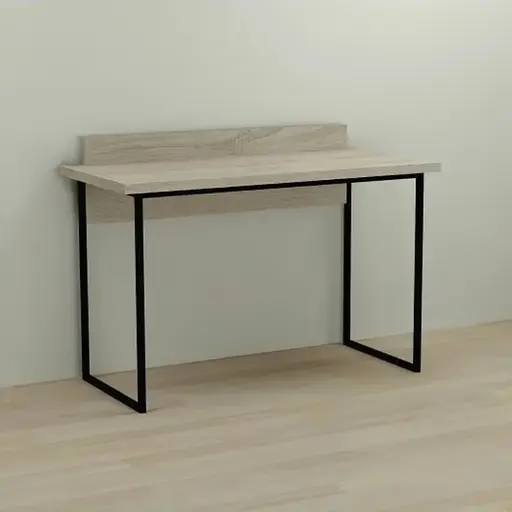 Компьютерный стол Ferrum-decor Скай 75x140x70 черный ДСП Дуб Сонома 32мм (FRD-103667)