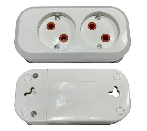 Колодка LUMANO PRОFI быстрая сборка 2 гнезда без заземления Медь (19406) - фото 1