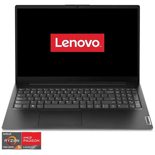 Ноутбук Lenovo V15 G4 AMN с процессором AMD Ryzen™ 5 7520U 4.30 GHz, 15.6", Full HD, 8GB DDR5, 256GB SSD, AMD Radeon™ 610M графикой, No OS, Business черный