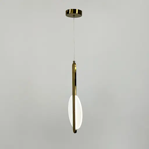 Современный минималистичный подвес в латунном корпусе 42х20 см | Line F | Арт. AA229 AB - фото 1