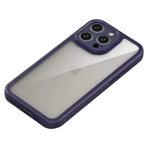 Чохол Epik TPU Transparent + Colour 1.5 мм для Apple iPhone 16 Pro Max 6.9 Purple - фото 3