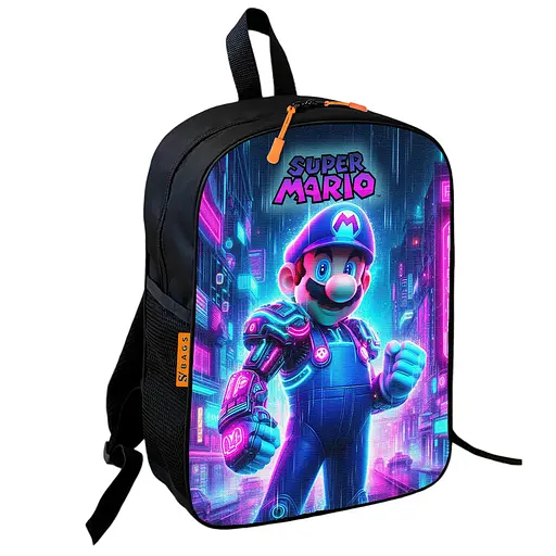 Рюкзак школьный детский Супер Марио «Super Mario» 36х27 см для мальчика (01072)