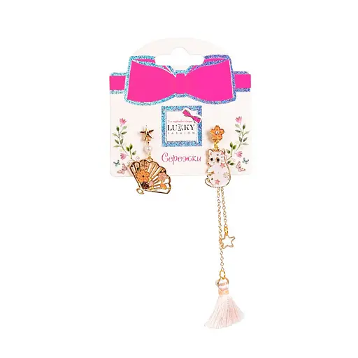 Детские серьги Fashion восточный стиль T24634 - фото 2