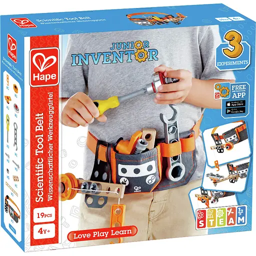 Ігровий набір Hape Junior Inventor Пояс з інструментами (E3035) - фото 1
