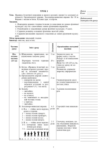Фізична культура. 4 клас. Конспекти уроків. 4-те видання, перероблене та доповнене - фото 6