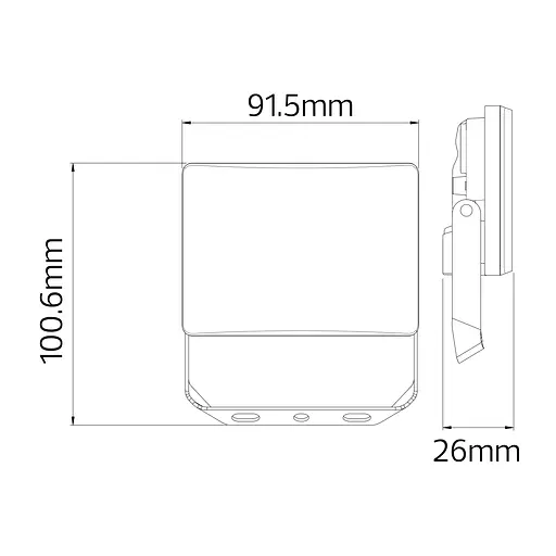 Прожектор светодиодный "PEGASUS-10" 10W 6400K - фото 2