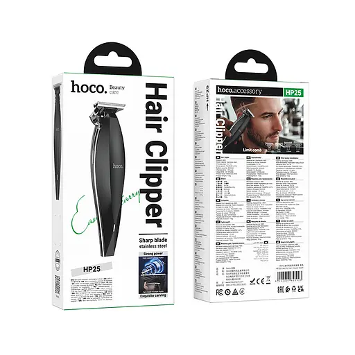 Машинка для стрижки HOCO HP25 Electric hair clipper черный - фото 2