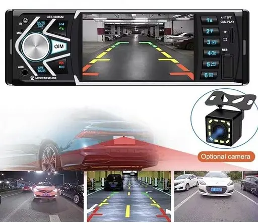 Автомагнитола MP5 4038 BT 1DIN с TFT-LCD экраном 4.1" - фото 4