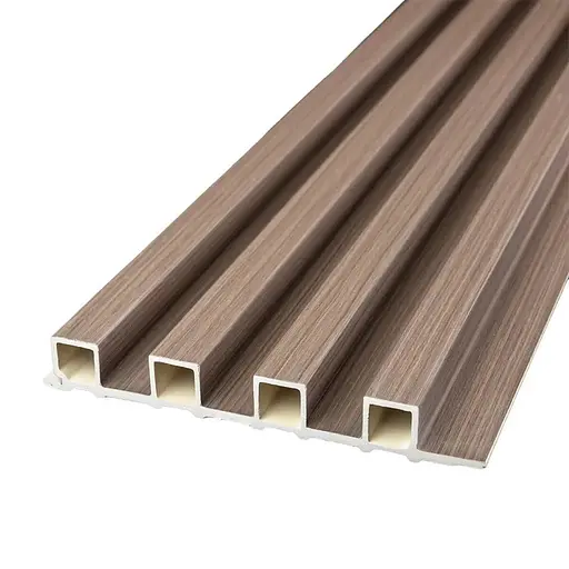 Рейка декоративна Wall Sticker SW-00001853 WPC стінова 3000х160х23 мм світлий горіх - фото 3