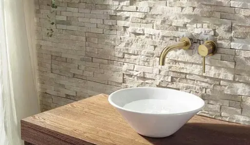 Змішувач для умивальника Rea Lungo прихованого монтажу brushed gold REA-B8652 Золотий - фото 6