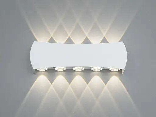 Фасадний LED світильник білий 4 промені 4 Вт - фото 1