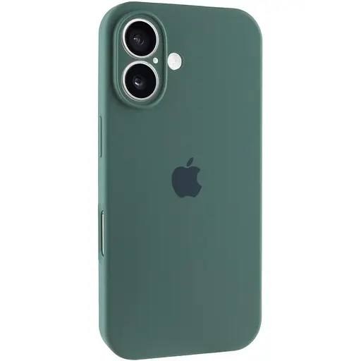 Чехол Epik Silicone Case Full Camera Protective AA для Apple iPhone 16 Plus 6.7 Зеленый/Pine green - фото 1