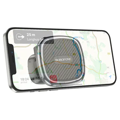 Автотримач Borofone BH67 Black / Metal gray - фото 4