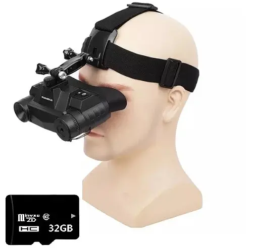 Прибор ночного видения G1 4.5х 1920x1080P 940nm с креплением на голову + карта 32Гб - фото 2