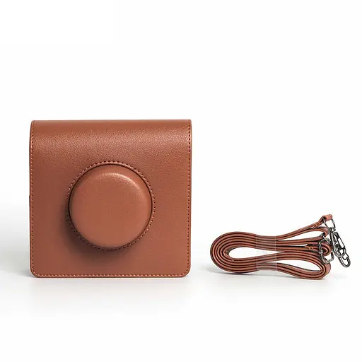 Чехол для фотоаппарата Fujifilm Instax Wide EVO коричневый - фото 3