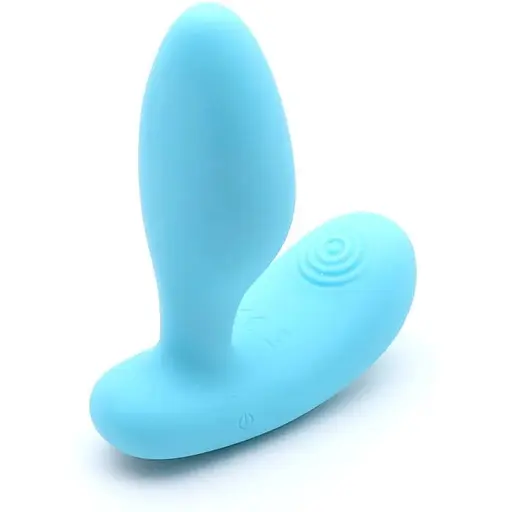 Вибропробка и массажер простаты 2в1 KisToy Gordon Blue - фото 5