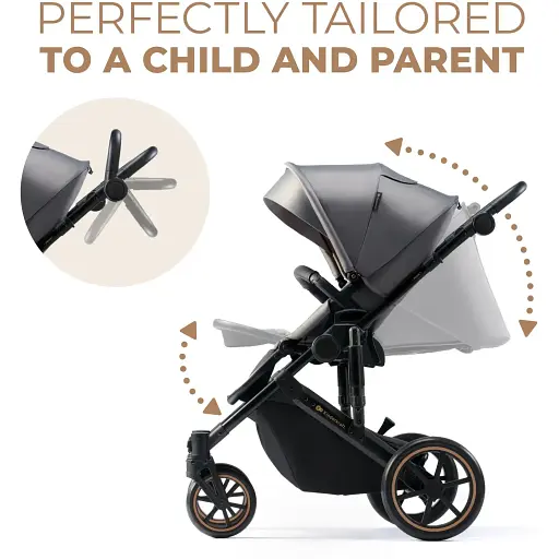 Універсальна коляска 2 в 1 Kinderkraft Prime 2 Shadow Grey (KSPRIM02GRY2000) - фото 5