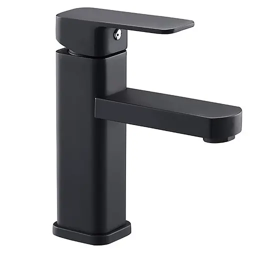 Змішувач для умивальника Zegor LEB1-123YB одноважільний чорний 30412 - фото 1