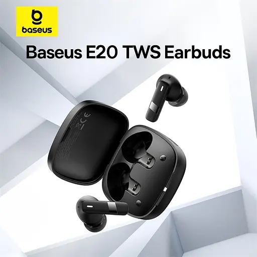 Бездротові навушники Baseus Bowie E20 True Wireless Earphones Cluster Black - фото 13