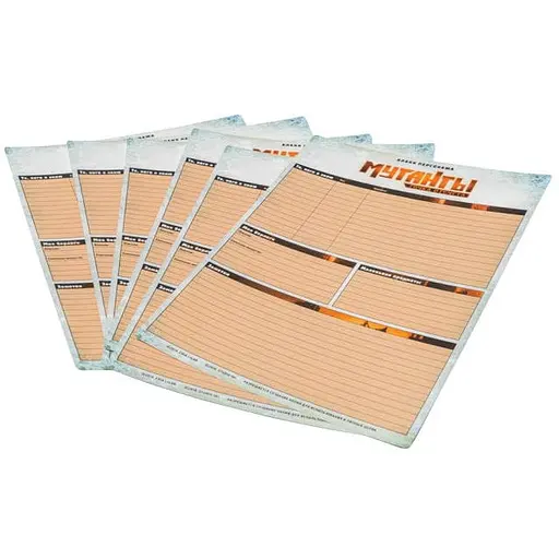 Аксесуар Studio 101 Мутанти. Точка відліку. Набір бланків (22259)