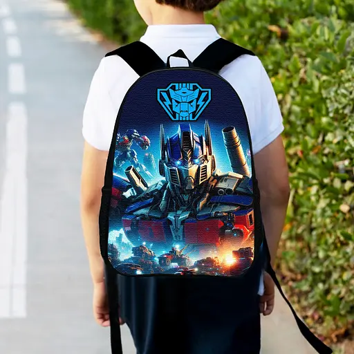 Рюкзак детский Трансформеры «Transformers» 34х27см, городской ранец для мальчика с принтом (00564)